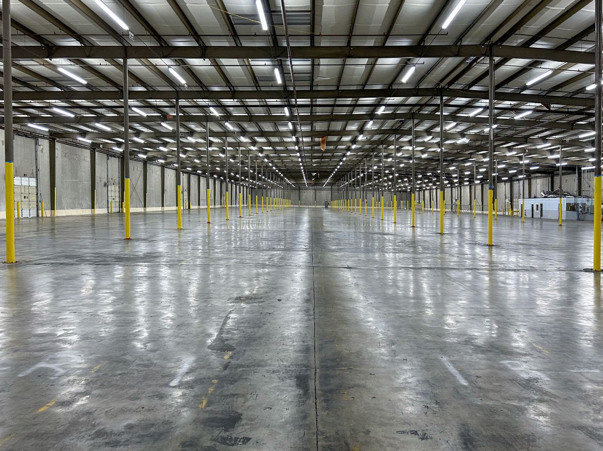 2690 Commerce Drive aerial view of loading docks and truck court